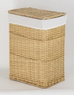 Kosze wiklinowe - CORSAN CORSAN Kosz wiklinowy na pranie NATURA z wyściółką ECRU 40x28x60 cm 715L - miniaturka - grafika 1
