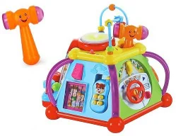 Smily Play Kostka Aktywizująca Edukacyjna 15w1 SP83653 ** KUP Z DOSTAWĄ TEGO SAMEGO DNIA DO NAJWIĘKSZYCH MIAST ** 0000045069 - Zabawki interaktywne dla dzieci - miniaturka - grafika 2