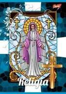 Zeszyty szkolne - Unipap Zeszyt A5 laminowany w kratkę 32 kartki Religia różne wersje wzorów) - miniaturka - grafika 1