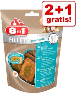 8IN1 1 Fillets Pro Dental, S - 3 X 80 G - Suplementy i witaminy dla psów - miniaturka - grafika 3