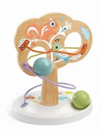 Tory, garaże, parkingi - Djeco drewniany kulodrom tor dla kulek DRZEWKO DJ06122 - miniaturka - grafika 1