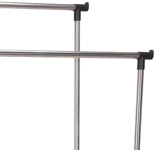 Storage Solutions Stojak, wieszak podwójny, garderoba na kółkach na ubrania 530855 - Wieszaki i stojaki - miniaturka - grafika 3