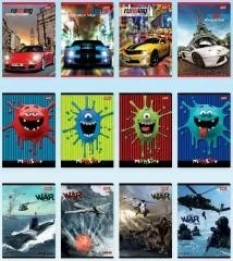 Unipap Zeszyt A5/32K linia MIX chłopięcy (15szt) - Zeszyty szkolne - miniaturka - grafika 2