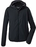 Kurtki i kamizelki sportowe męskie - Killtec Killtec Męska kurtka softshellowa Trin Mn Jckt / przejściowa kurtka z kapturem, możliwość spakowania szary antracytowy XXL 36870-000 - miniaturka - grafika 1