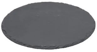 EH Excellent Houseware Taca / deska / podstawka kamienna łupek śr. 30cm 121286 - Tace i patery - miniaturka - grafika 2