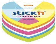 Notesy i bloczki - STICK N NOTES SERCE, 64X67MM, MIX 5 KOL. NEON+BIAŁY, 250KART. 21836 - miniaturka - grafika 1