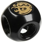 Chłodzenie wodne - Bitspower Adapter 5x IG 1/4 inch matt black - miniaturka - grafika 1