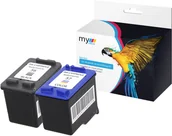 Tusze zamienniki - My Office Komplet zamienników tuszów HP 56 BK 57 CMY - miniaturka - grafika 1