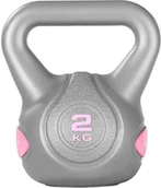 Kettlebell - Movit SREBRNA HANTLA KOMPOZYTOWA KULA KETTLEBELL KETLA 2KG 20040543 - miniaturka - grafika 1