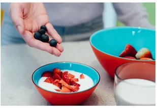 Guzzini My Fusion Kpl 2 Miseczek Czerwono-Niebieskie Średnica 12,0 2814.12.144 - Miski i półmiski - miniaturka - grafika 2