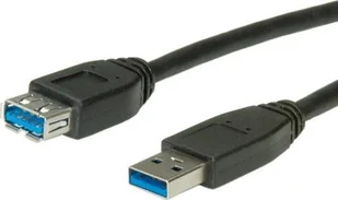 Rotronic ROLINE Typ A-A ST/BU kabel USB 3.0, czarny 80 cm - Kable USB - miniaturka - grafika 2