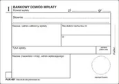 Druki akcydensowe - Firma krajewski Bankowy dowód wpłaty [Pu/K-401] Pu/K-400 - miniaturka - grafika 1