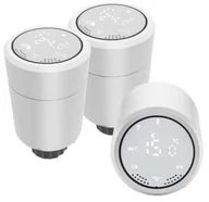 Systemy inteligentnych domów - Termohlavica bezdratova IMMAX NEO SMART 3x hlavice Zigbee TUYA 07732A) - miniaturka - grafika 1