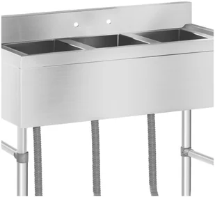 Royal Catering Stół ze zlewem - 3 komory RCHS-5 RCHS-5 - Stoły gastronomiczne - miniaturka - grafika 3