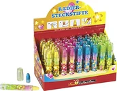 Gumki biurowe - Baier & Schneider Fontanna 102988701 gumka do mazania wtykowe żelowy Fun Collection, 5 różnych kolorów) - miniaturka - grafika 1