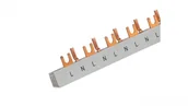 Bezpieczniki elektryczne - Eaton Szyna łączeniowa 1P 80A 16mm2 widełkowa Z-GSV-16/1P+N 271067 271067 - miniaturka - grafika 1