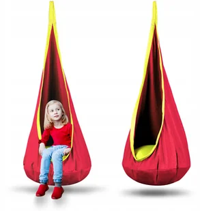 Neo-Sport Kokon fotel wiszący Neo-Sport czerwony 110001 - Fotele ogrodowe wiszące - miniaturka - grafika 2