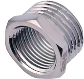 Łączniki, trójniki, kształtki - Invena Złączka GW/GZ chrom 3/8" x 1/2" - miniaturka - grafika 1