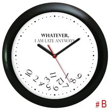 Atrix Zegar ścienny czarny whatever ATE930WE - Zegary Atrix Zegar ścienny czarny whatever ATE930WE - Zegary - miniaturka - grafika 1