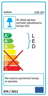 Ideus Zewnętrzna LAMPA sufitowa LOB 02676 hermetyczna OPRAWA elewacyjna IP44 out - Lampy ogrodowe - miniaturka - grafika 3