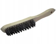 Zestawy narzędziowe - WOLFCRAFT Szczotka ręczna drut stalowy falisty 4-r - miniaturka - grafika 1