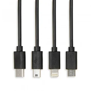 iBox KABEL I-BOX USB 4W1 2XUSB-C, MICROUSB, LIGHTNING IKUM4W1CLR - Kable komputerowe i do monitorów - miniaturka - grafika 2