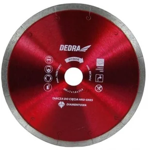 Dedra Tarcza diamentowa HRD Gres 180x22.2mm H1064 - Materiały ścierne - miniaturka - grafika 2
