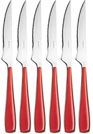 Noże kuchenne - Bugatti ez3u-057 °F35/6 Essenza Czerwony ze stali, 6-częściowy komplet sztućców noże do steków SAN/16 x 26 x 3 cm EZ3U-057F35/6 - miniaturka - grafika 1