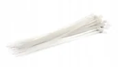 Inne mocowania - Trytki opaski zaciskowe kablowe białe 2,5x80 100sz - miniaturka - grafika 1