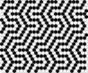 Płytki ceramiczne - Dunin Mozaika Mini Hexagon B&W Coral - miniaturka - grafika 1