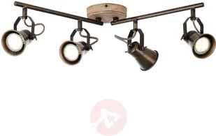 Brilliant Spot sufitowy Seed, 4-punktowy, czarny - Lampy sufitowe - miniaturka - grafika 5