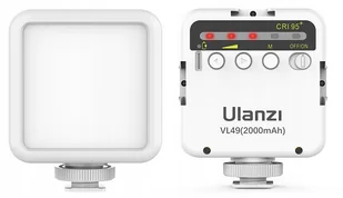 Ulanzi Lampa studyjna  Lampa Diodowa Led 49 Do Aparatu Ulanzi Vl49 Biała SB6259 - Lampy studyjne - miniaturka - grafika 2