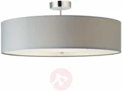 Lampy sufitowe - Brilliant Lampa sufitowa Andria z kloszem z tkaniny - miniaturka - grafika 1