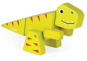 Klocki - Janod Tyranosaurus drewniany do złożenia, J08227 - miniaturka - grafika 1