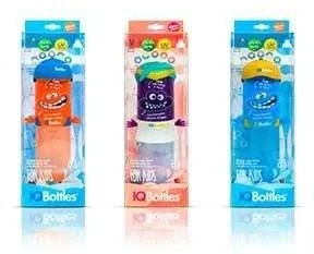 IQBottles IQBottles, Bidon-butelka 2w1 Blue/Yellow cap mokopico-1458-0 - Butelki dla niemowląt - miniaturka - grafika 3