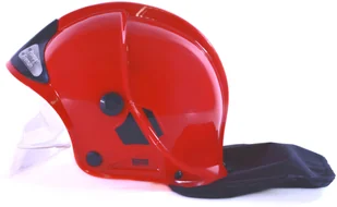 Klein Hełm strażacki z opuszczaną szybką czerwony MSA 8901 - Stroje karnawałowe - miniaturka - grafika 3