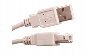 NoName Kabel USB USB-B 3m Szary 68713 - Kable USB - miniaturka - grafika 3