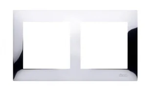 Simon KONTAKT- SIMON 54 CHROM Ramka X2 DR2/63 - Klawisze i ramki - miniaturka - grafika 2