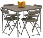 Meble turystyczne - Vango Woodland zestaw mebli do siedzenia z stołów i krzeseł, szary - miniaturka - grafika 1