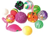 Pozostałe akcesoria dla kotów - Zolux Fantaisies piłka do gry dla kotów, 12 sztuk - miniaturka - grafika 1