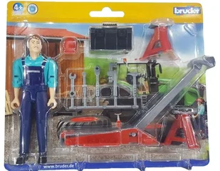 Bruder 62100 Figurka mechanika z akcesoriami - Figurki dla dzieci - miniaturka - grafika 3