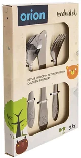 Orion Sztućce dla dzieci dziecka łyżka widelec nóż 3 el. 143682 - Sztućce dla dzieci - miniaturka - grafika 2