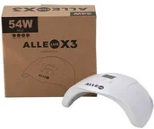 Lampy UV do paznokci - Allepaznokcie Lampa do paznokci UV/LED 54W do lakierów hybrydowych AlleLux X3 z kablem USB Biała - miniaturka - grafika 1