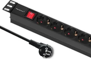 QOLTEC Listwa Rack 54469 2 m) Czarny - Listwy zasilające QOLTEC Listwa Rack 54469 2 m) Czarny - Listwy zasilające - miniaturka - grafika 2