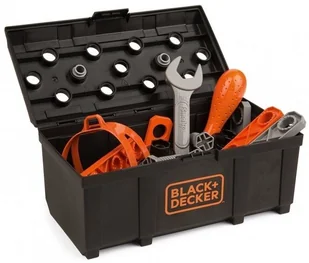 Smoby Ciężarówka z Dźwigiem 3w1 Black+Decker Dla Dzieci Narzędzia 60 Akc 360175 - Tory, garaże, parkingi - miniaturka - grafika 4