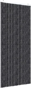 VidaXL Zasłona przeciwko owadom, antracytowa, 90x220 cm, szenil 284289 VidaXL - Moskitiery - miniaturka - grafika 2