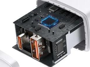 Baseus Ładowarka sieciowa USB PD QC 3.0 20W White CCXJ-B02 - Ładowarki do telefonów - miniaturka - grafika 6