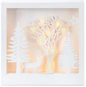 Oświetlenie świąteczne - Markslojd Podświetlany LED obraz 3D Folkabo z drewna - miniaturka - grafika 1