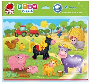 Roter Kafer Piankowe puzzle A4. Zabawne obrazki. Farma - Roter Kafer - Puzzle - miniaturka - grafika 2