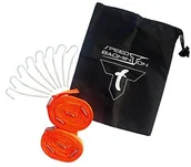 Badminton - Talbot Torro Speed Badminton pole do gry "Speed Badminton Court Lines" 490185_Neon Orange - miniaturka - grafika 1